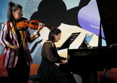 Amici della Musica di Modena 18 maggio 2024 Duo Papini - Baldaccini Cristina Papini, violino Ilaria Baldaccini, pianoforte. Ph. Giorgio Giliberti